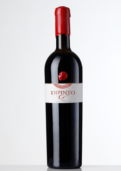 GaiaRosso diventa Dipinto Vino Rosso Umbria IGT. Cantina Petreto Azienda Agraria Villa Valentina Umbertide Umbria